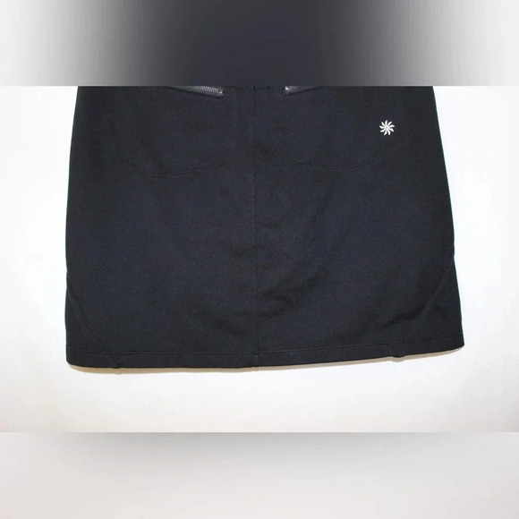 Athleta Trailside Black Tennis Activewear Casual Golf Skort Size Medium Tall - Picture 8 of 14